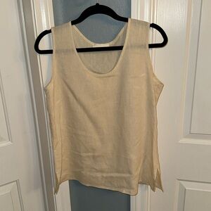 Devernois linen tank